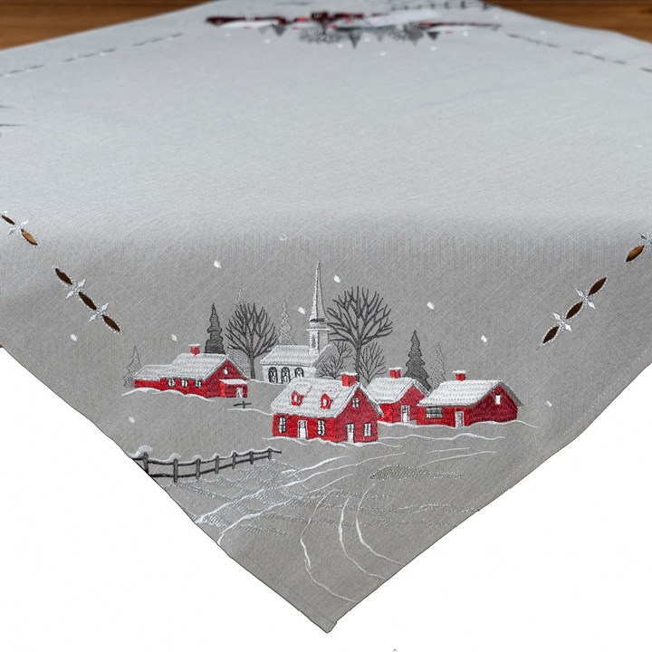 w_910_85x85_stickerei_dorf mit kirche_rot-grau_gross